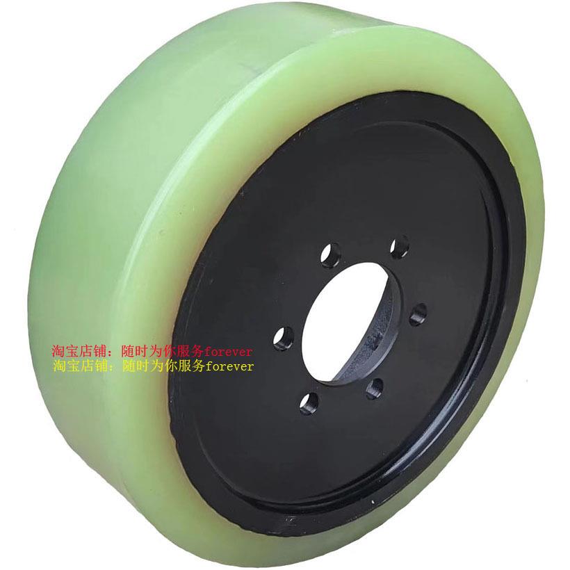 杭州电动叉车1.4吨后轮主动轮CQD14H驱动轮行驶轮子聚氨酯胶轮
