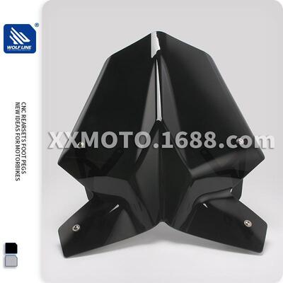适用于KTMDuke39017-22挡风玻璃风挡玻璃配支架390前风挡导流
