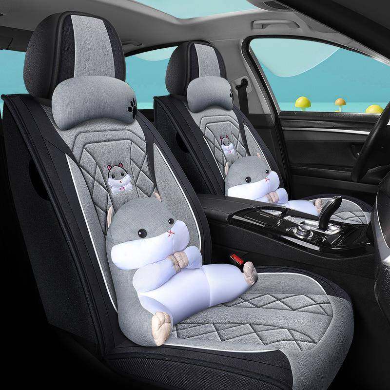 汽车坐垫全包围座垫四季通用座椅套亚麻卡通布艺女款专用可爱座套,畜牧/养殖物资,畜牧/养殖器械,淘宝优惠券,粉丝福利购,淘宝优惠卷