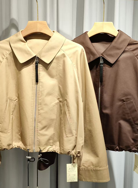 Toled Baich2025早秋新款气质高级感女士风衣外套BE1J0595