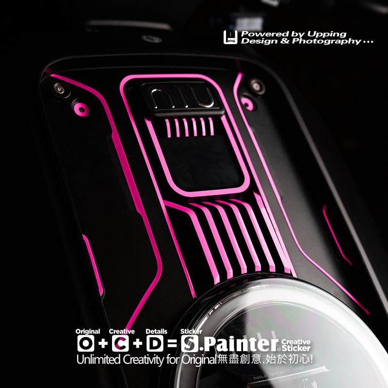 车贴 创意电动自行车前饰板轮廓细节NXT贴纸适用于小牛电动车