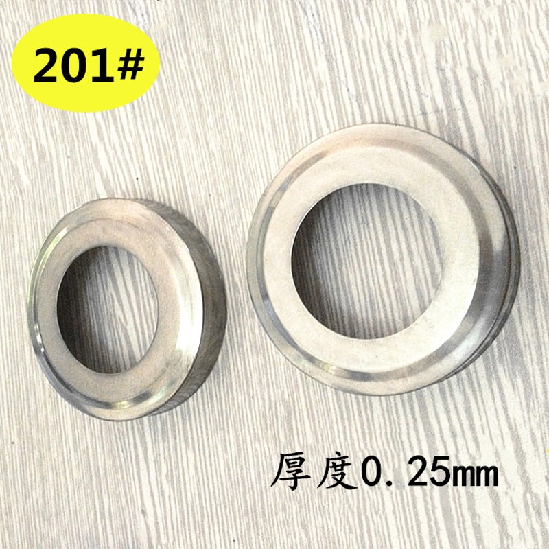 201不锈钢装饰盖51/63/76精品圆形管遮丑 楼梯立柱栏杆底盖线孔盖