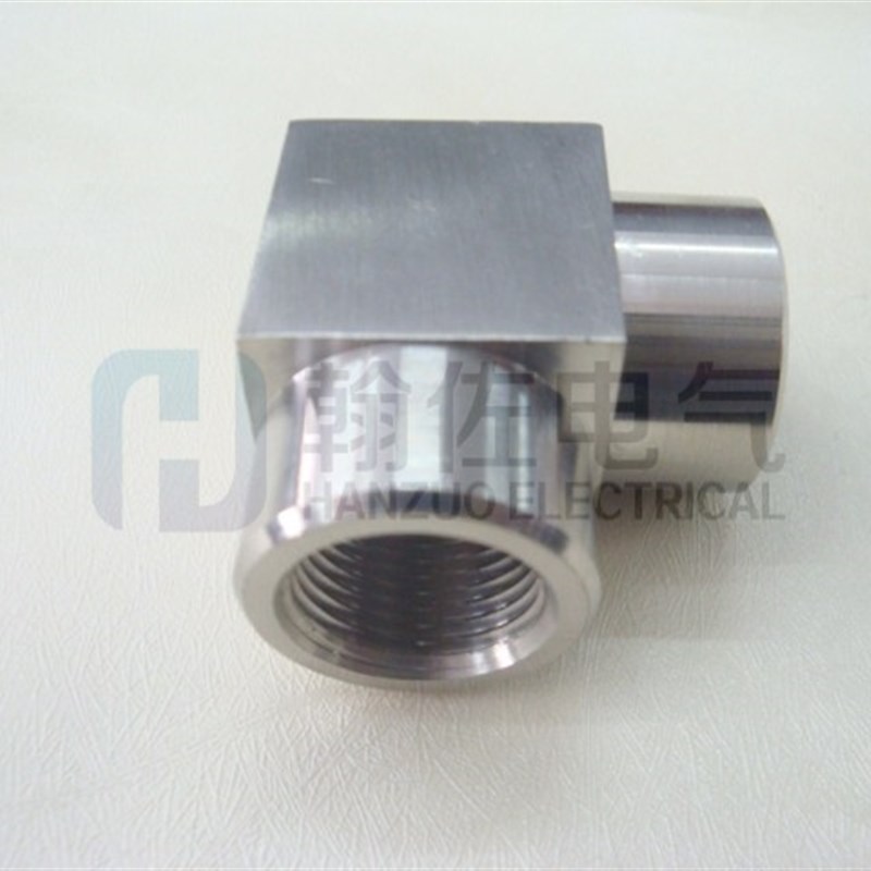 不锈钢304内丝弯头 NPT ZG G1/8-1寸M16*1.5直角耐高压防爆转接头