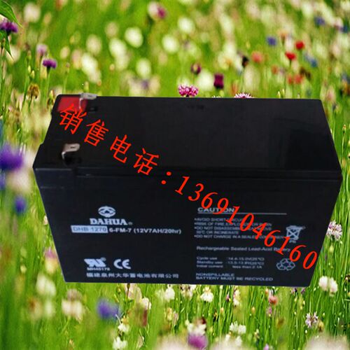 大华蓄电池DHB1270 DAHUA12V7AH蓄电池DAHUA消防/电子设备ups
