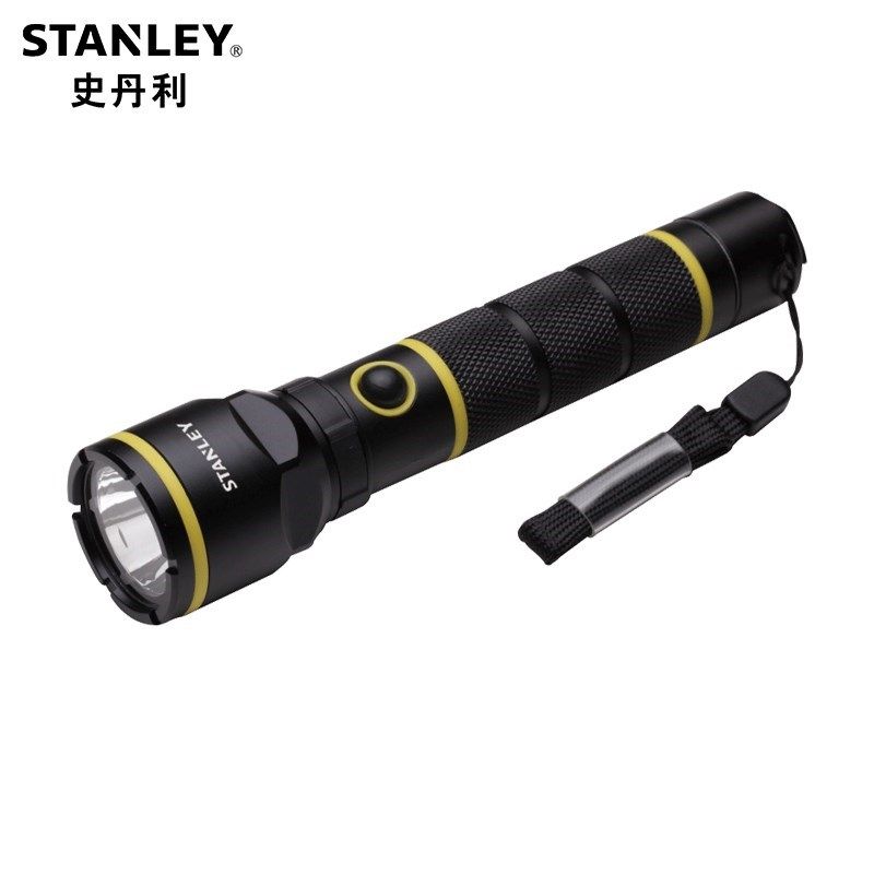 史丹利工具LED超亮锂电铝合金手电筒3W STMT95154-8-23