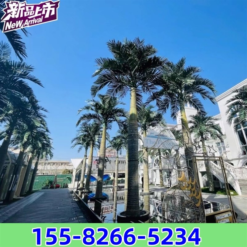 假树风景海藻树棕榈树水上乐园酒店仿真椰子树大王椰大型装饰室外