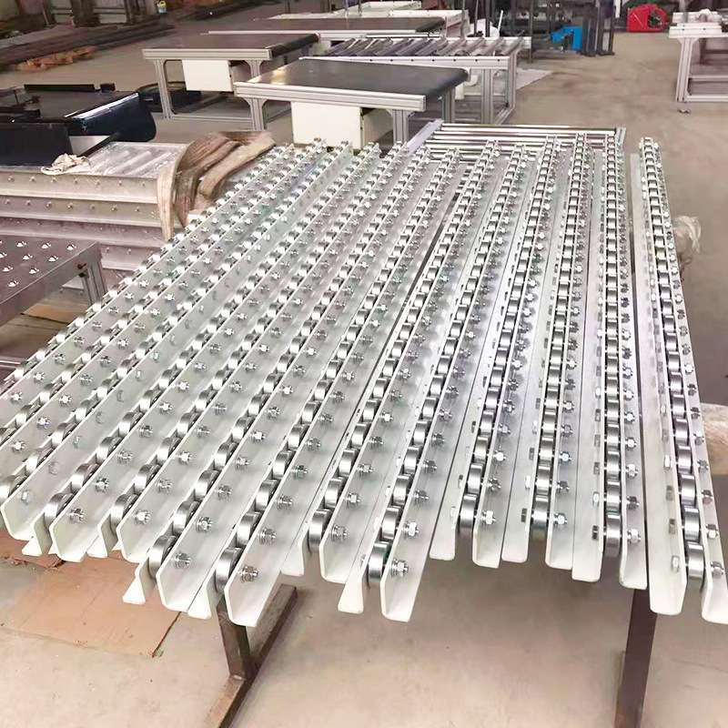 专业生产镀锌镀铬流利条QJE76滚轮条流利条货架辊轮