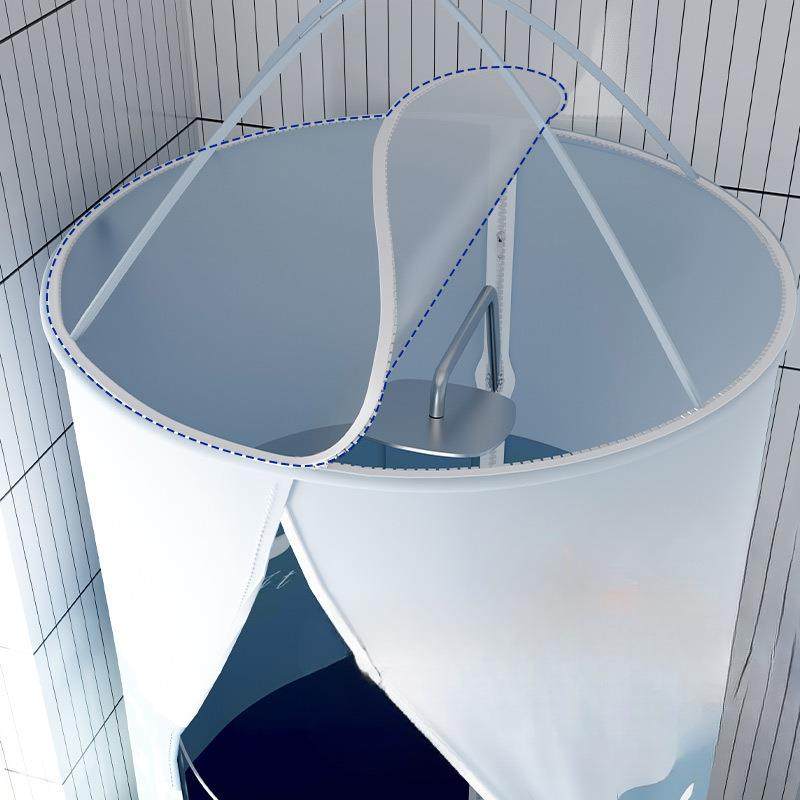 家用冬季洗澡加厚保温保暖四季浴帐防水浴罩浴罩透明顶部可拆卸