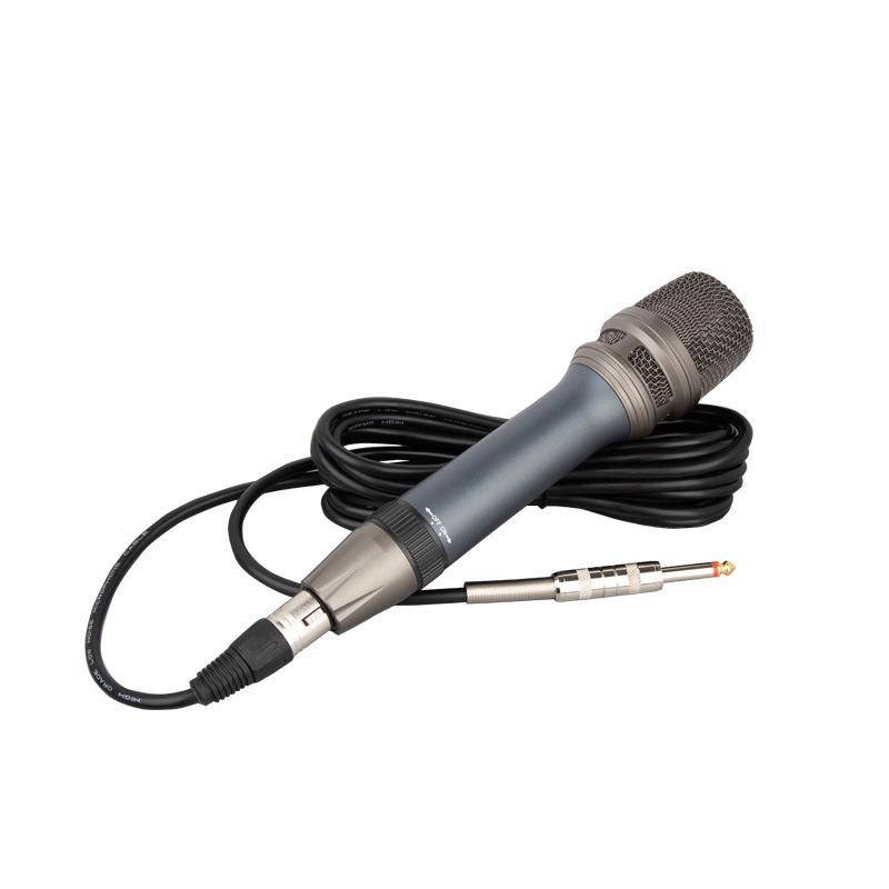 专业有线手持麦克风KTV家用舞台演出电脑弹唱声卡直播动圈话筒