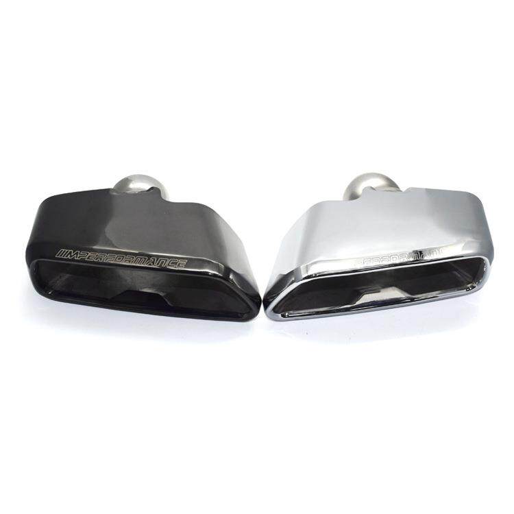 适用于18宝马尾喉新5系525530540g30G38改装MP方口不锈钢尾喉