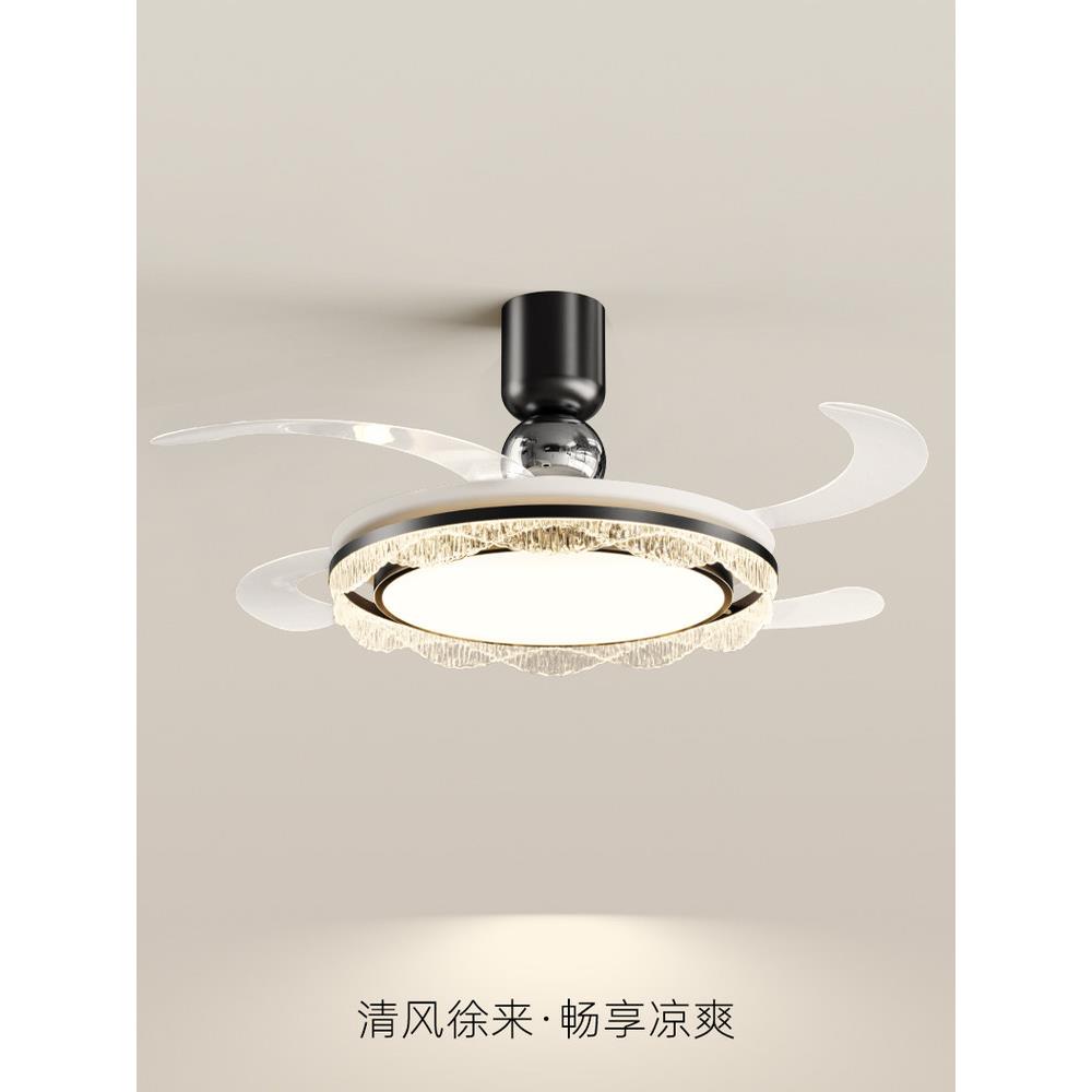 汕牌餐厅灯吸顶灯简约现代全光谱护眼卧室灯北欧轻奢水晶中山灯具