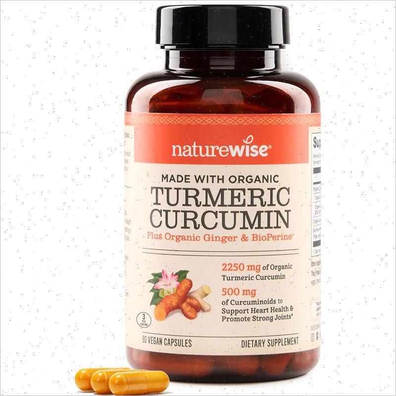 美国直邮Naturewise姜黄素胶囊2250mg心脏大脑关节保健180粒360#