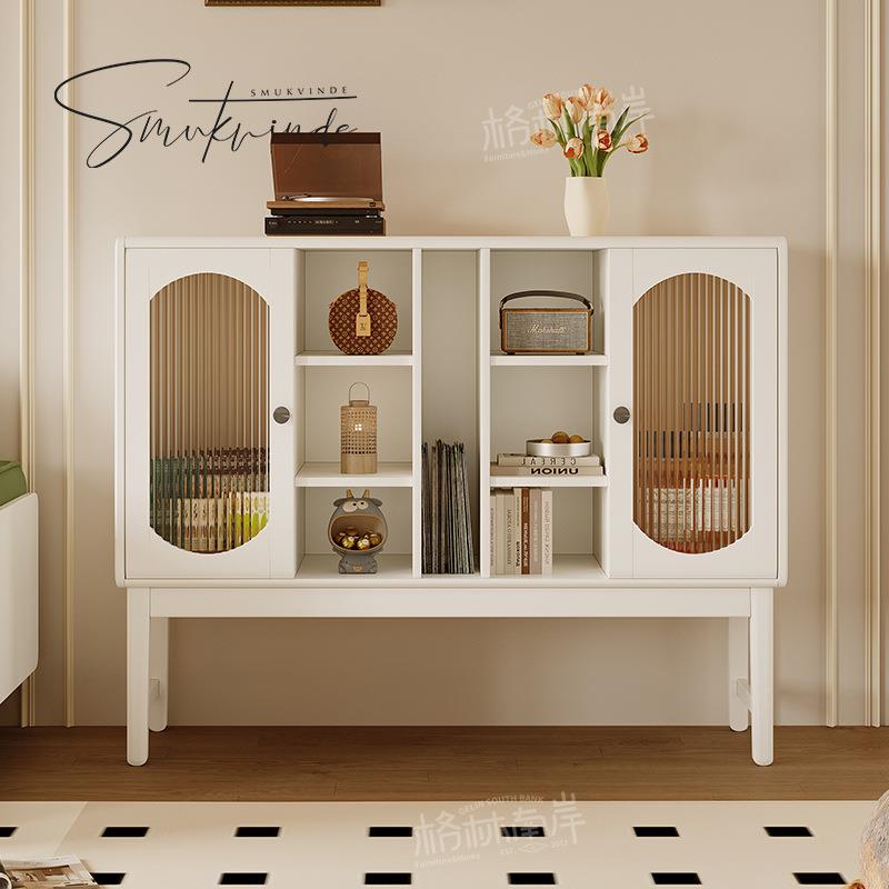 中主卧室入户关柜收纳靠墙玄实木斗柜古美式储物法式复RSN物古置