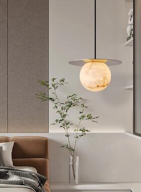 西班云石新卧室床头牙全铜吊灯现代轻小奢创意73488款设计餐厅吧