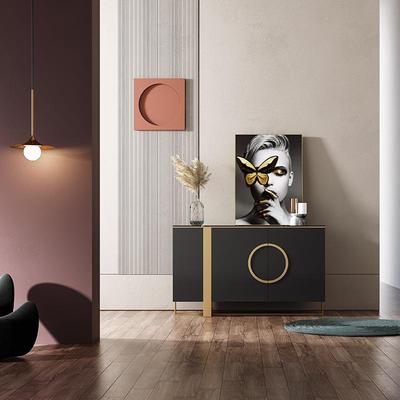 入轻奢风玄关柜家约AZE用岩板户餐边柜简现代门客靠墙隔厅断装饰