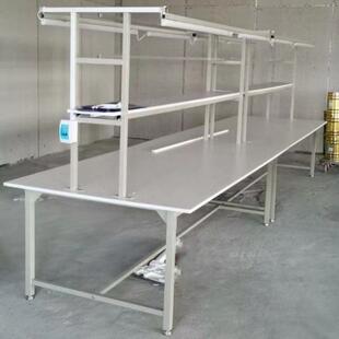 服水装裁剪床制衣厂查货台厂验桌子快递包装台353检纺织工流槽工