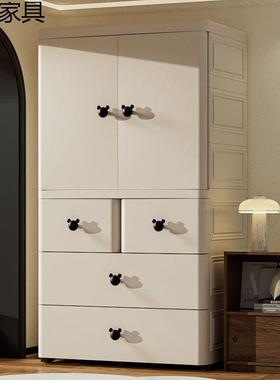 儿衣服收童柜简易小纳衣橱子整理储物箱特大70018号加宽加厚宝宝