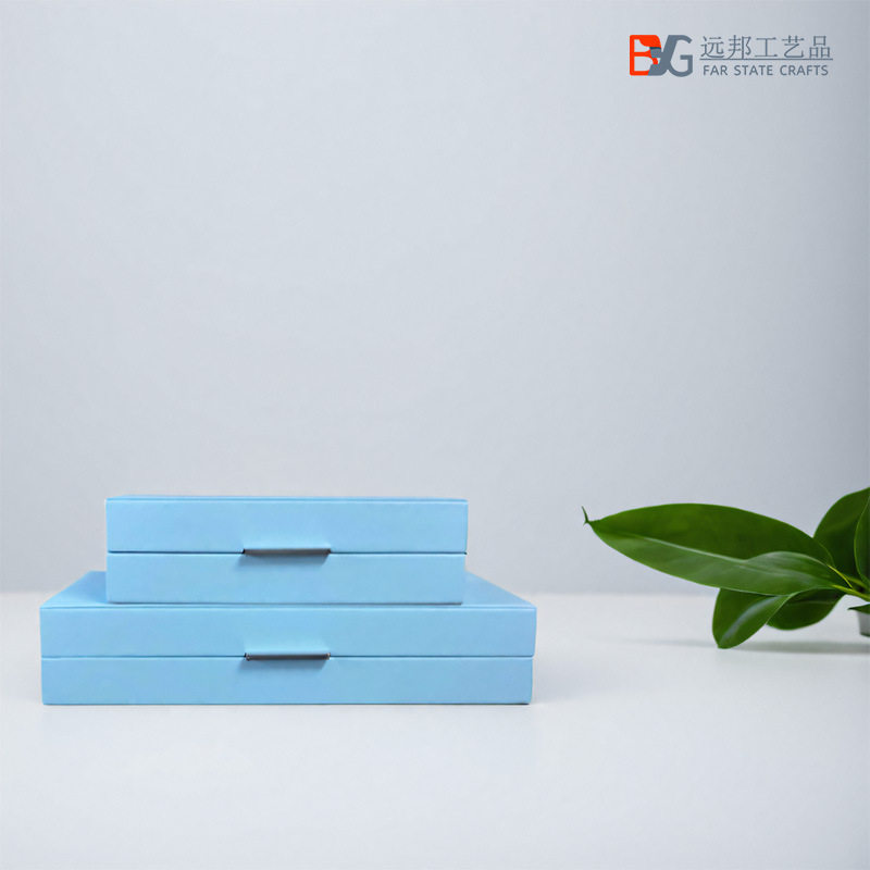 PU皮质中国风一字把手首饰盒