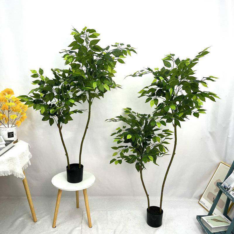 XWH厂家仿真摆件榕树盆厅栽客商办公装饰摆件绿场植假室树