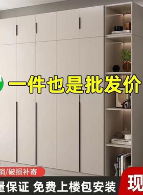 衣家卧室奶19872油风主柜物出租房简用易收纳衣橱小户型轻柜奢储