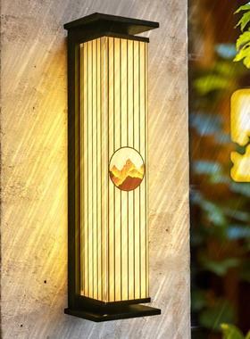 太阳能庭院灯壁新中中式灯围墙别墅大门64579院灯式柱子接线户外