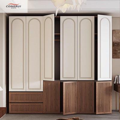 聪瑞尚中古风实木FEF分段式衣柜家木用卧成品衣柜EN衣F室级实柜加
