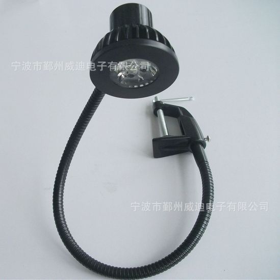LED机床台灯夹子螺纹固定