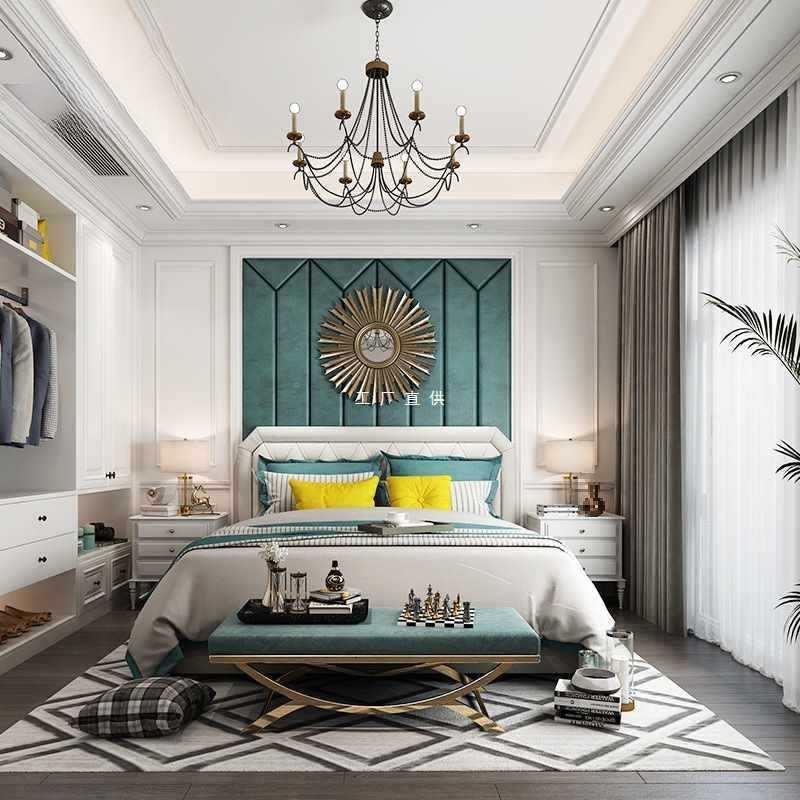 玛格工厂柜全屋定制简约步欧式实木入式开F87TH969门衣定做制衣柜