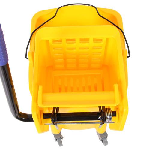 榨水车专用拖把墩布桶加厚24升脱水桶商用车头家用餐厅带轮壹嘉樂