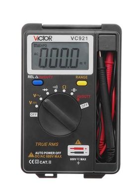 胜利胜利VC92VC92型1卡片型万用表口袋式迷你数字显示万表用微小
