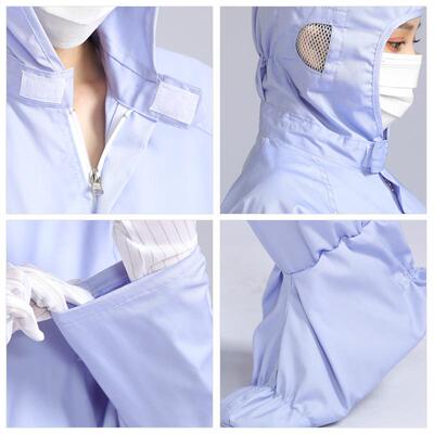 苏州易合通耐酸碱防静电服GOH防涤棉连帽三连[体化工护]耐穿