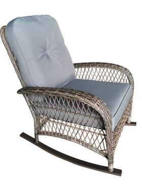 户外藤沙件发藤编庭院酒店人桌子摇懒ZRF-D2椅三套天民宿田园露休