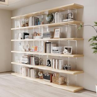 墙上见描述置物简易墙壁书架挂墙一字列隔板层悬架空板展示架壁挂