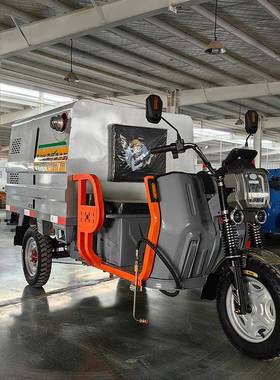 新能源洒高压清洗洗车小冲区地面184消毒护栏500L电动清洗车水车