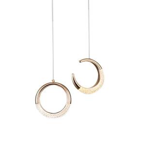 新款轻奢网红915小吊灯具柜现代简头约创意个性主卧室单长线床头