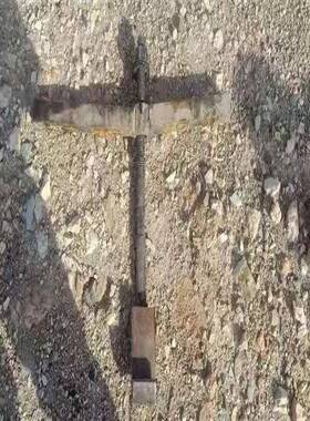 50Z9整铸单开道岔尖46297-C2209岔芯隔铁间道岔配件