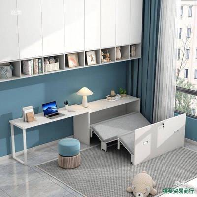藏桌床家用小户型书房书阳台入隐柜式隐柜形床衣一体可伸缩96426
