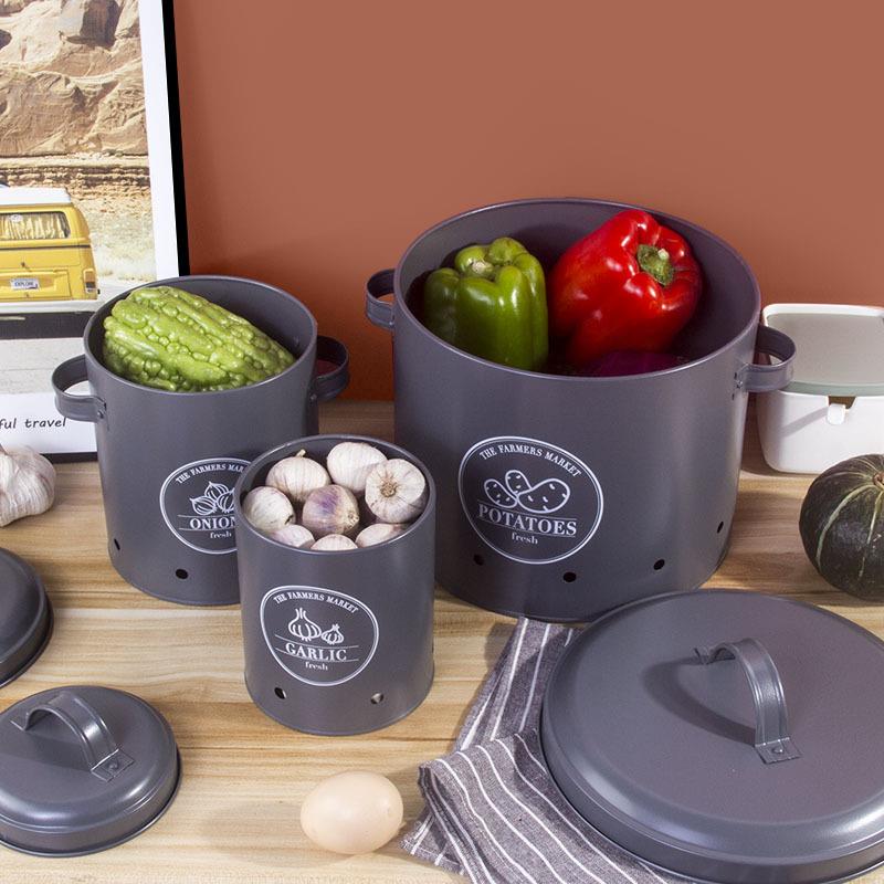 薯仔桶洋薯葱WGK蒜头蔬菜马铃土豆收桶透气避光桶纳家厨房收用纳
