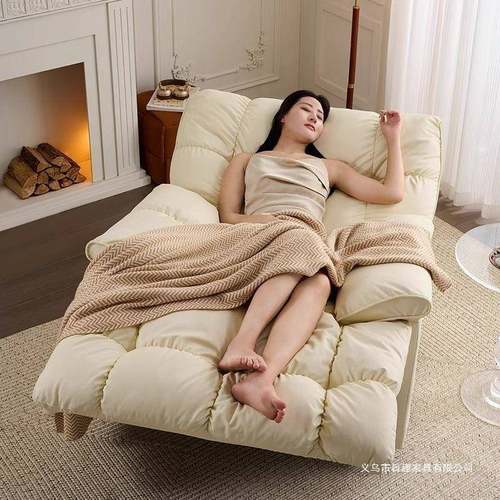 太空舱头影等休闲单人沙发DZS布艺摇客厅院人转沙发云懒朵电动功