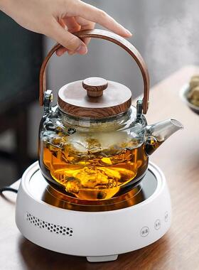 围炉炉煮BIF茶壶煮茶耐器茶具套装电玻璃高温家用陶泡茶蒸烧水壶