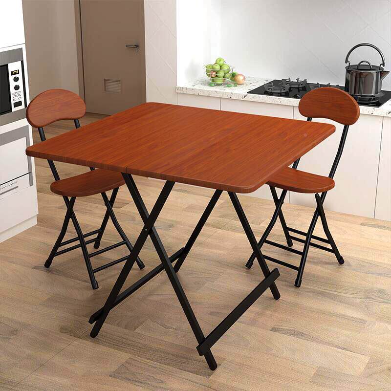 折叠餐桌用小方桌家可折叠吃饭桌户外便携摆CMS摊桌舍简宿桌易赵