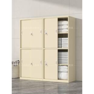 钢制酒物店宾馆公民宿皮布草柜YDGY-02更衣柜铁柜子美发店毛巾寓