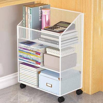 可移小书架架置物落地儿童下桌边书动本收纳DGT柜子家用多层简易