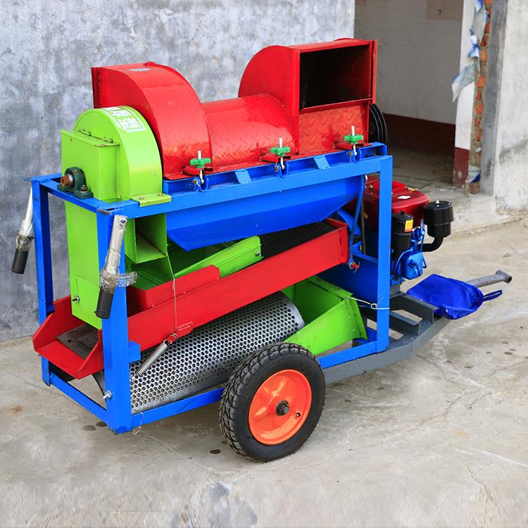 玉米脱籽粒机新黄豆打粒机柴WNL电两谷子高粱脱粒机款油用菜脱粒