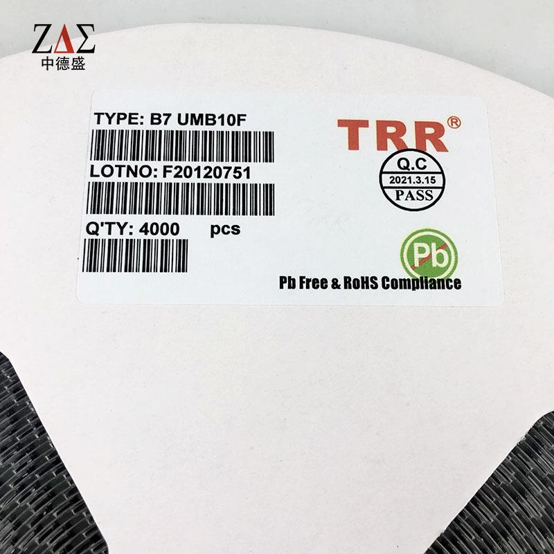 贴片整流桥UUMB10FMB10F丝印B堆7足SOP-40.8A1000V桥堆芯片