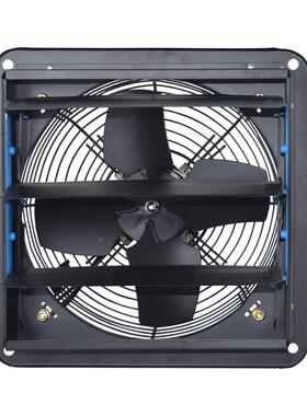 方形工排扇厨ZBH房烟换气扇低噪音百气叶防护壁式业油抽风机