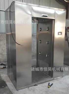 净双吹化自动半自动工厂不锈钢风淋道房NUC全货淋通山东风淋房厂