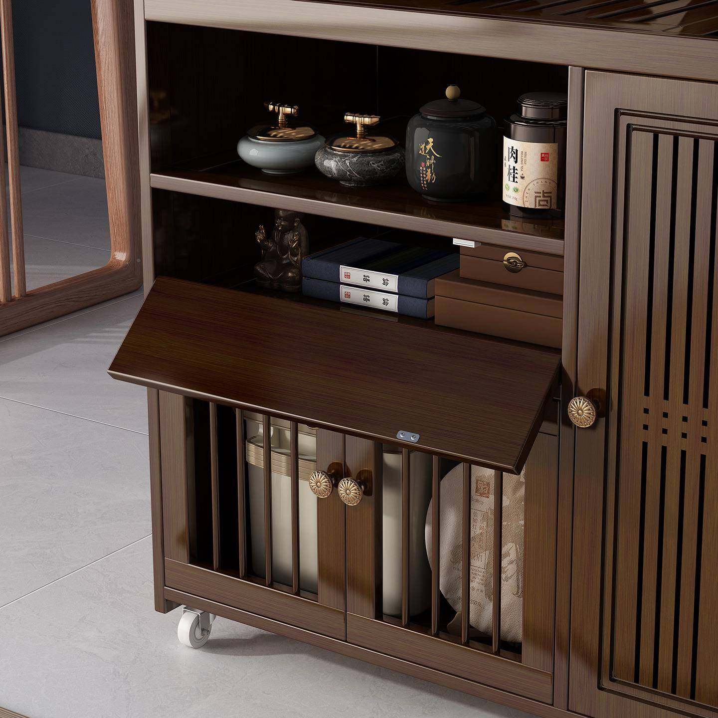 中式桌子动车778茶小型阳台客厅家用烧茶水壶一移体式桌茶几边柜,住宅家具,茶几,淘宝优惠券,粉丝福利购,淘宝优惠卷