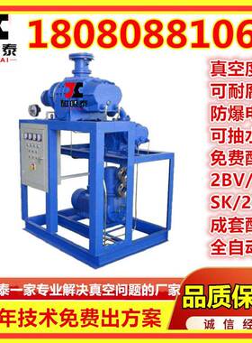 JZJB16200-4.2真空机组ZJP120B无品牌/20-300罗茨增压泵2V511水环