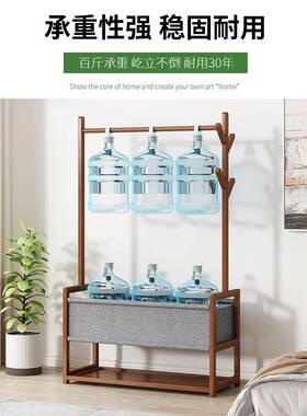 挂衣架落地式卧室床边衣收纳实衣帽YPR木服置物架架宿舍出租屋用